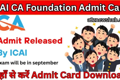 ICAI CA Foundation Admit Card 2024