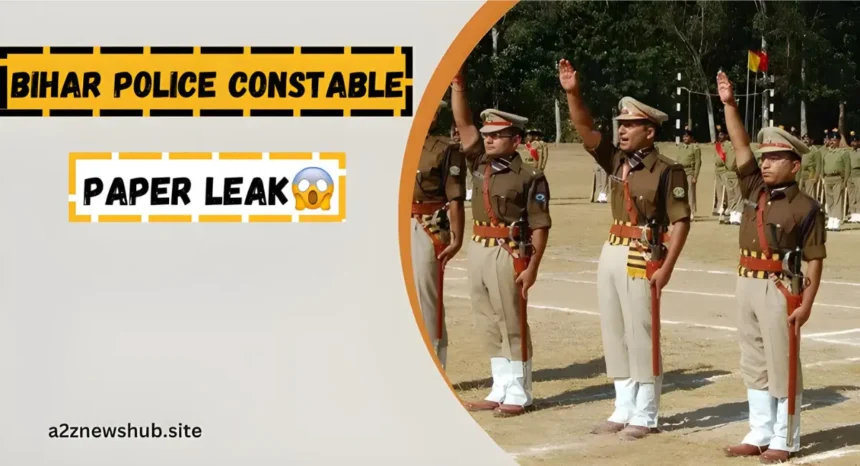 Bihar Police Constable Paper Leak