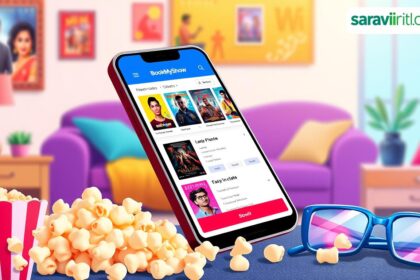 How to book movie ticket on  BookMyShow