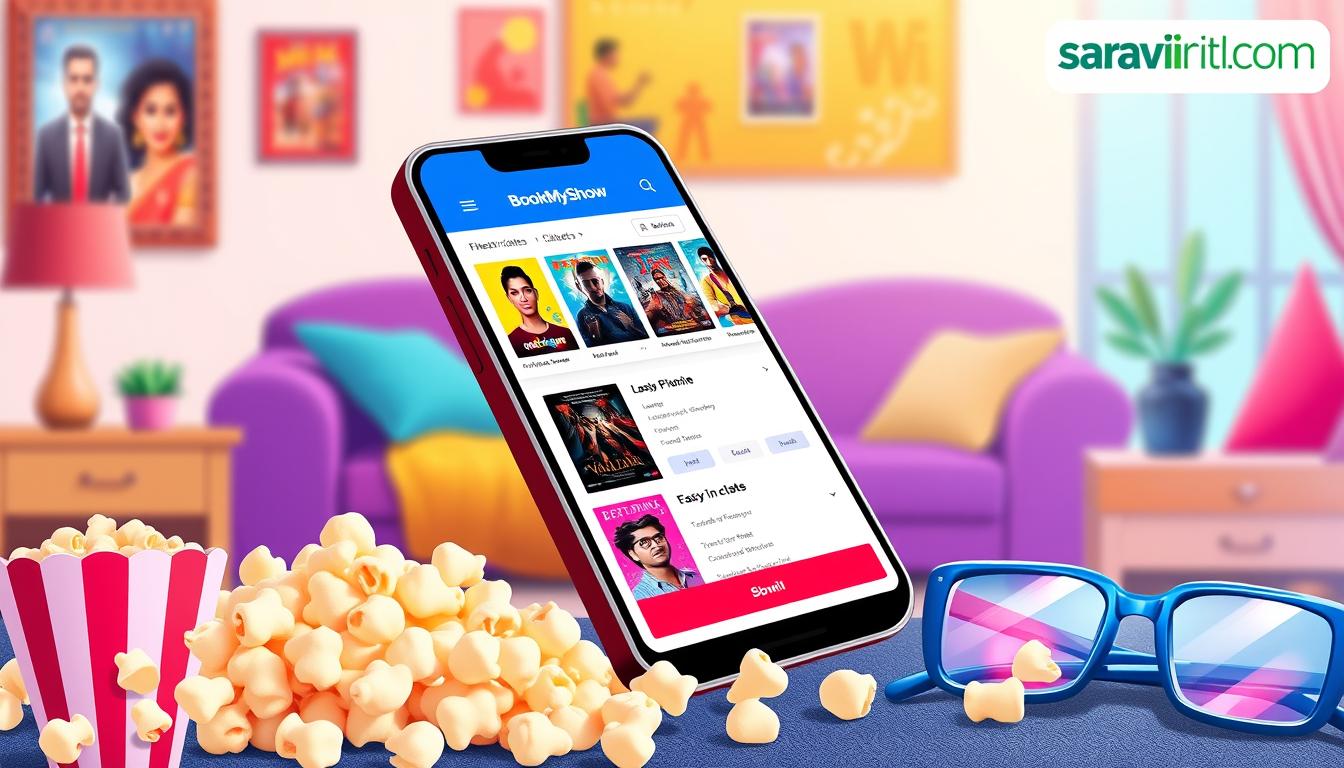 How to book movie ticket on  BookMyShow